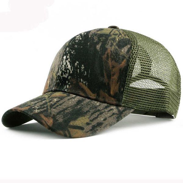 Berretti da baseball HT3180 Berretto da baseball Primavera Estate Berretti da baseball per uomo Donna Camouflage traspirante Trucker Mesh Cap Cappello da baseball regolabile unisexJ230228