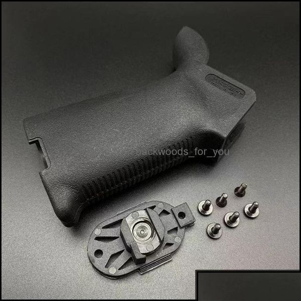 Outros acessórios táticos do jardim de casas 480 Nylon Motor Grip V2 Receptor AR traseiro para brinquedo Gel Blaster Airsoft AEG GBB Drop entrega Otslm