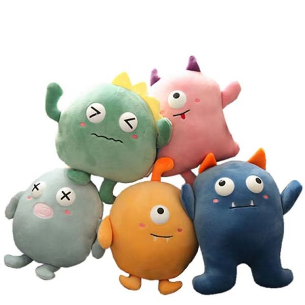 Stofftier Plüschpuppe kleines Monster Kissen Cartoon lustige süße Spielzeuge für Kinder und Mädchen Geschenke 25 cm E32