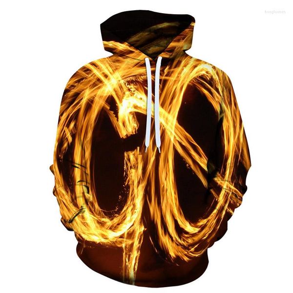 Herren Hoodies Mode Männer 3D Vortex Gedruckt Sweatshirts Drucken Pullover Herbst Flut Casual Sportswear Winter Kleidung