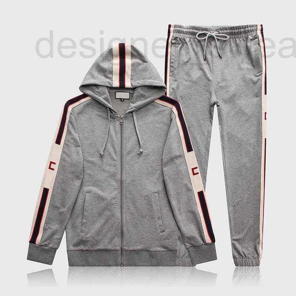 Tute da uomo Designer Brand Casual Tuta da uomo Hip Hop Tute felpe Set con cappuccio Uomo Streetwear Jogger Top Pantaloni sportivi Set Plus Size 9QD4