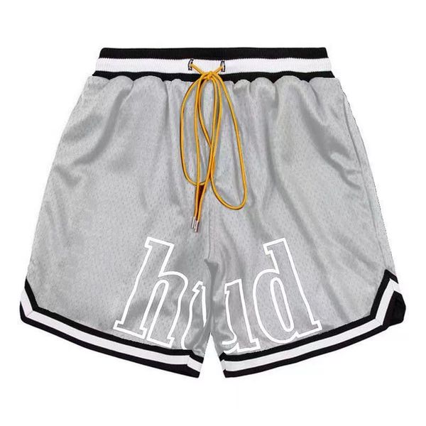 Designer-Herren-Shorts von RH Limited Rhude, Sommer-Badeshorts, knielang, Hip-Hop, High-Street-Sport, Training, Strandhose, graue Sommer-Shorts, Herren-Hosen, Anzug, Damen-Shorts, S-XL