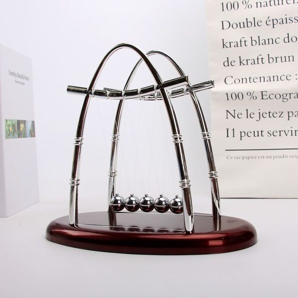 Oggetti decorativi Figurine Grande tonnellata Pendolo Palla Culla Equilibrio Moto perpetuo Collisione Scienza fisica Giocattolo Caos Meccanica Modello 230228