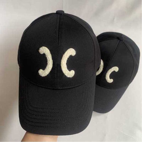 Designer CEE Ball Caps bordados masculinos e femininos casual super estiloso protetor solar vintage boné de beisebol preto azul escuro com caixa