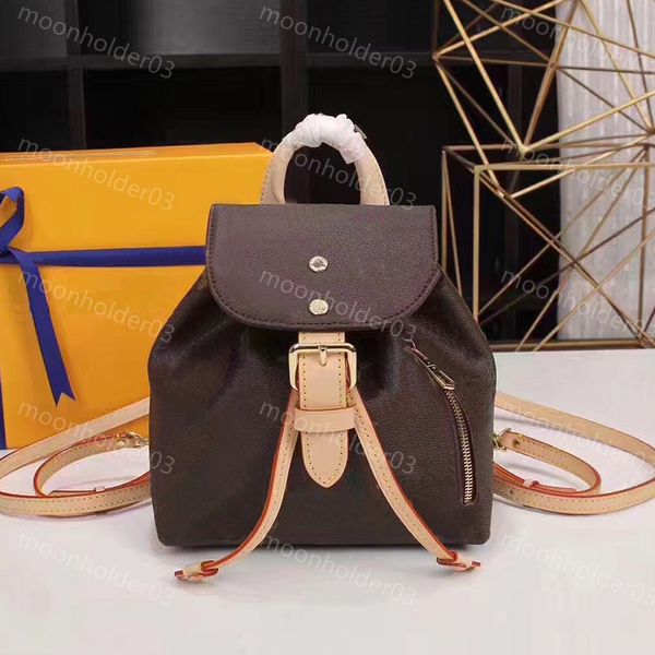 Designer Rucksack Stil Tasche Sperone Mini Luxus Damen Mini Rucksack Taschen Umhängetaschen Klassisch lässig Leder Mode Handytasche Münzfach Großhandel