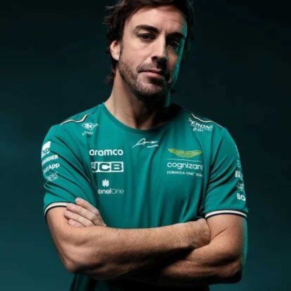 Maglietta da uomo 4tjf Mens oversize New F1 Formula One Racing Team Aston Martin Jersey Alonso Abita