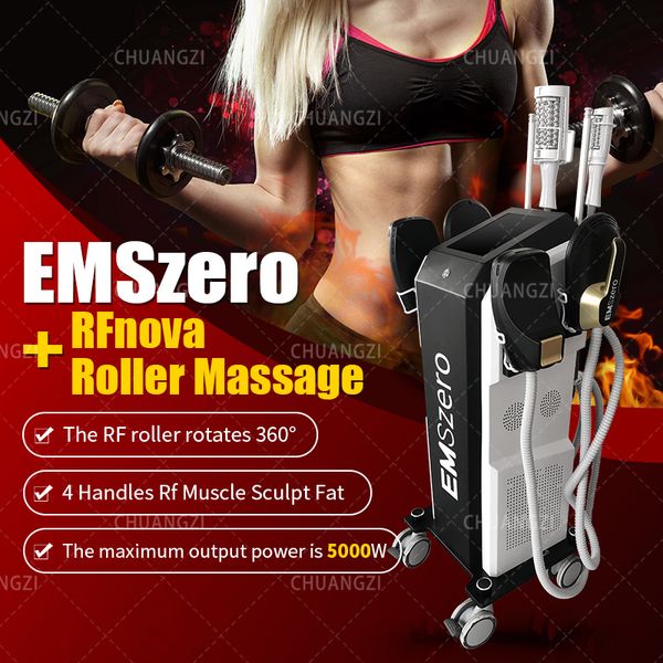 Máquina de aumento muscular e redução de gordura 2 em 1 DLSEMSLIM Roller RF NEO 14 Tesla Hi Emt EMSzero Stimulation Body Shaping Mach