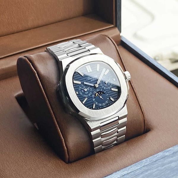 Superclone pp relógio de alta qualidade watch masculino High Beauty Beauty Propertável Praça Automática Mecânica Automática Simples