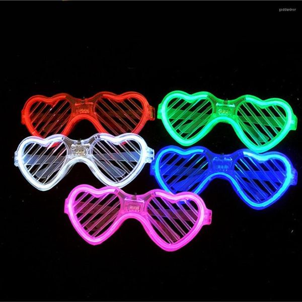Солнцезащитные очки 1 очки для ПК светится в темной вечеринке, мигающих очков Фестиваль Фестиваль Фестиваль сердца