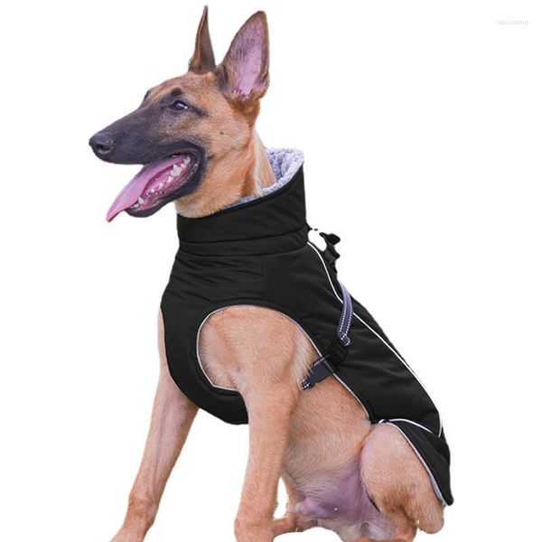 Abbigliamento per cani XL-XXXL Giacca invernale Abiti riflettenti Caldo Cotton Cotton Cotton per medio grande cani grandi grandi cani che cammina