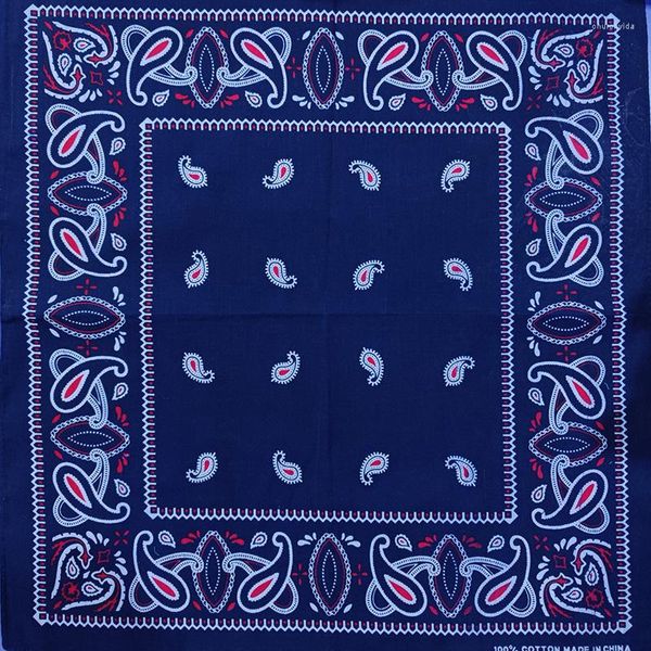 Sciarpe Stile giapponese Donna Foulard Paisley Hip Hop Anacardi Cotone Sciarpa quadrata Bandana Fascia per capelli Regali di alta qualità