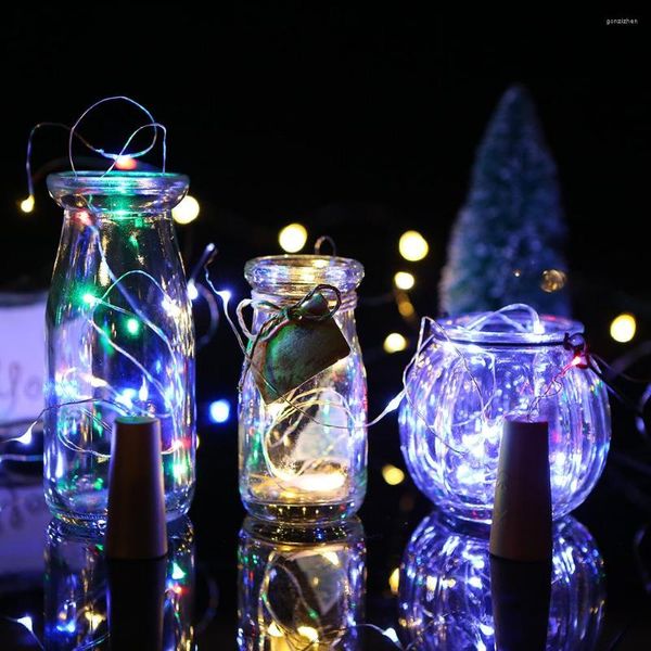 Saiten Turningable String Light 1,5/2M LED Copper Wire Fairy Weihnachtsfeiertag Festival Party DIY Dekoration