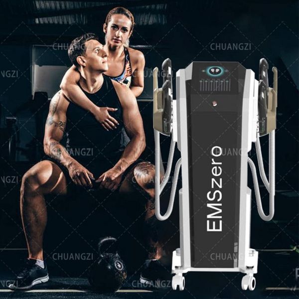 Outro corpo escultura emagrecimento 2023 4 alças EMS RF máquina de emagrecimento EMSliming máquina de contorno corporal muscular