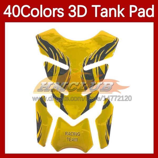 Motorrad-Aufkleber, 3D-Carbonfaser-Tankpad-Schutz für Honda CBR250 R CBR 250R CBR250R 11 12 13 14 15 2011 2012 2013 2015, Gas-Tankdeckel-Aufkleber, MOTO-Aufkleber, 40 Farben