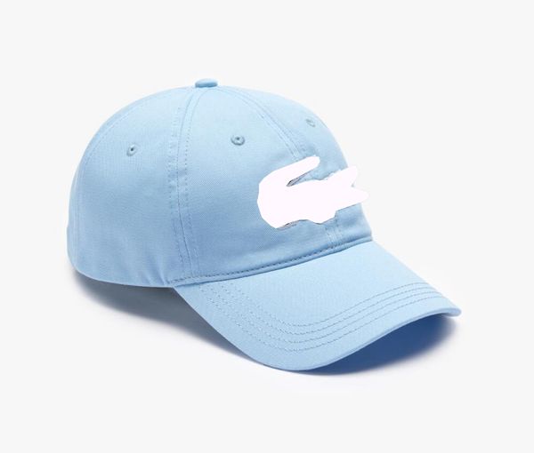 Роскошная вышивка крокодила бейсболка бейсболка Sport Hats Spring Summer Fashion Golf Cap Men Женщины дизайнерские шапки хип -хоп классическая шляпа 909