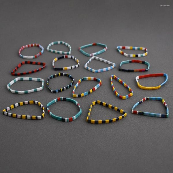 Strand Kbjw Brick Beads Браслет для женщин Miyuki Japan Tila Summer Beach Jewelry Pulseras Mujer Moda 2023