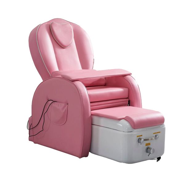 Beauty Items Multifunktionaler rosa Massagestuhl, kann für Maniküre und Fußbad, Pediküre, Stühle, Fußmassage, Sofa, Maschine, elektrischer Lift, Schönheitsbett, Liegen verwendet werden