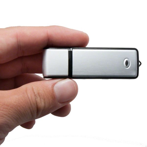 Memória de 4 GB Gravador de voz USB 2 em 1 mini USB 2.0 Recorder de voz digital DitaPhone Recarregável gravação Pen Drive Sound Recorder de Audio 150 horas WAV PQ141