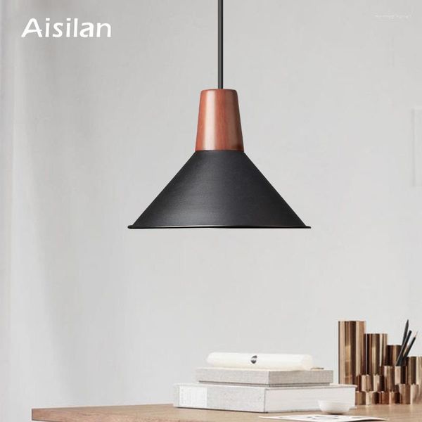 Lampade a sospensione Aisilan LED Lampada da soffitto minimalista nordica Bar Sala da pranzo Lampadario moderno Lampadario creativo Ristorante