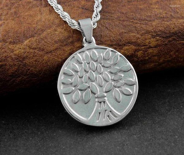 Collane con ciondolo Gioielli vichinghi celtici Albero della vita Collana con medaglia Confezione regalo