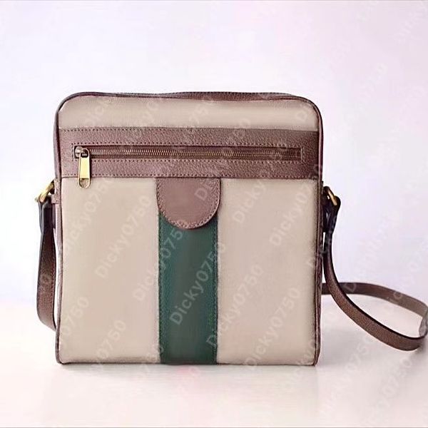 Designer Messenger Bag Men Bolsa Crossbody Bolsa de luxo Homem de lona bolsa sacoche bolsa dicky0750 bolsas de ombro