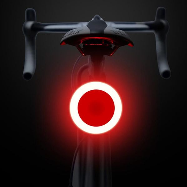 Luci per bici Fanale posteriore a LED Lanterna Creativa 1PC Banda luminosa Cavo USB Forniture per esterni Lampada di coda Night Riding Bicycle Rear