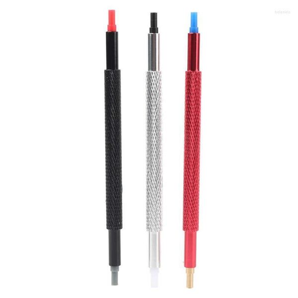 Relógio kits de reparo Ferramentas 3pcs Cabeça dupla Configuração do prensas Ferramenta Pusher Pusher Holdre alumínio Plástico para WatchmakerRepair Hele22