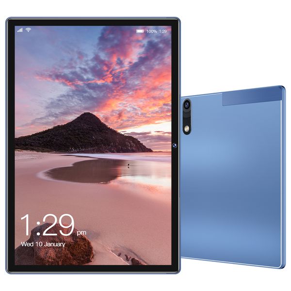 10.1 inç Tablet PC 8800mAh Uzun Pil Ömrü 10 Çekirdek Çift SIM 512GB Bilgisayar Kilidi