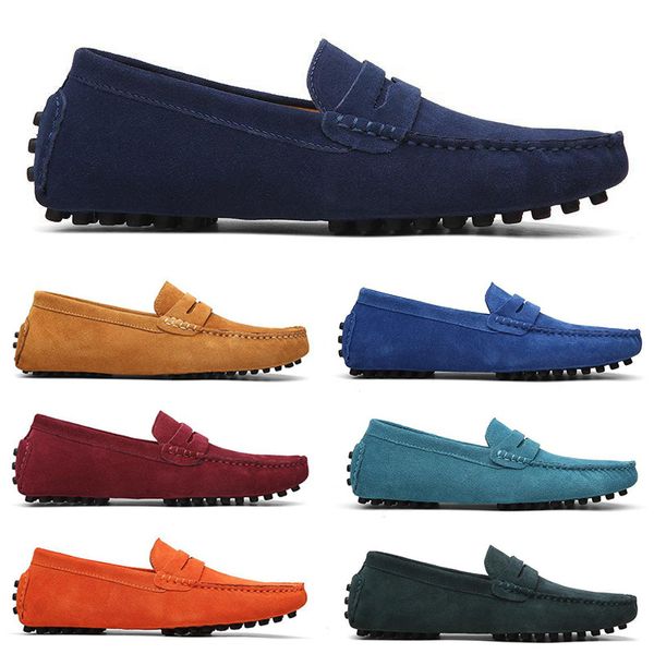 2022 moda Uomo Scarpe da corsa Nero Blu Vino Rosso Marrone Traspirante Comodo uomo Scarpe da ginnastica Scarpe di tela Scarpe da ginnastica sportive da uomo Corridori yardage 40-45