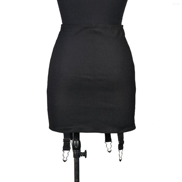Женские формы гот -корсет -платье женская уличная одежда, стройная юбка Bodycon Y2K 90 -х