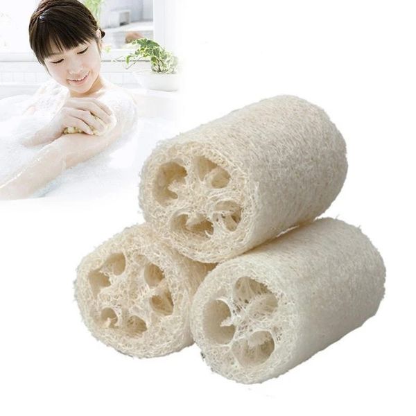 Escova de limpeza loofah natural luffa banheiro chuveiro de banho spa spa corporal lavacro