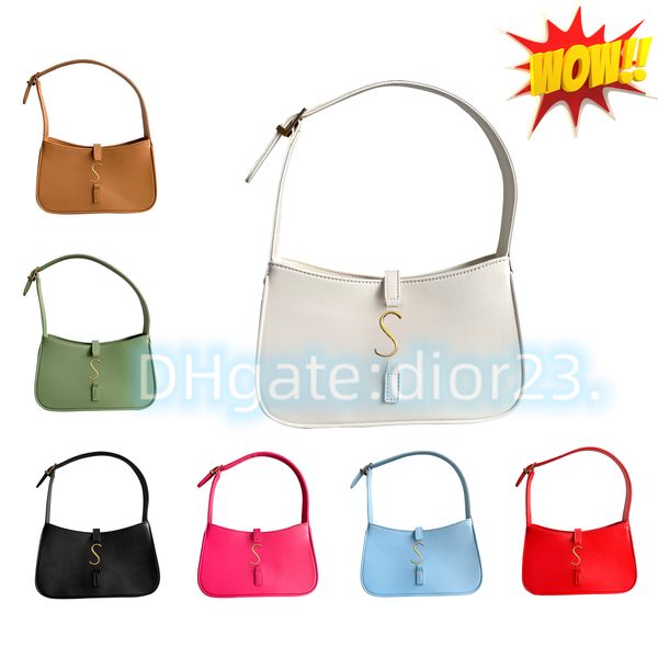 Sacca ascargia Hobo sella da donna da donna 7a di qualità le 5 a7 frizione in pelle liscia borsa a mano spalla designer di lusso borse hardware in metallo