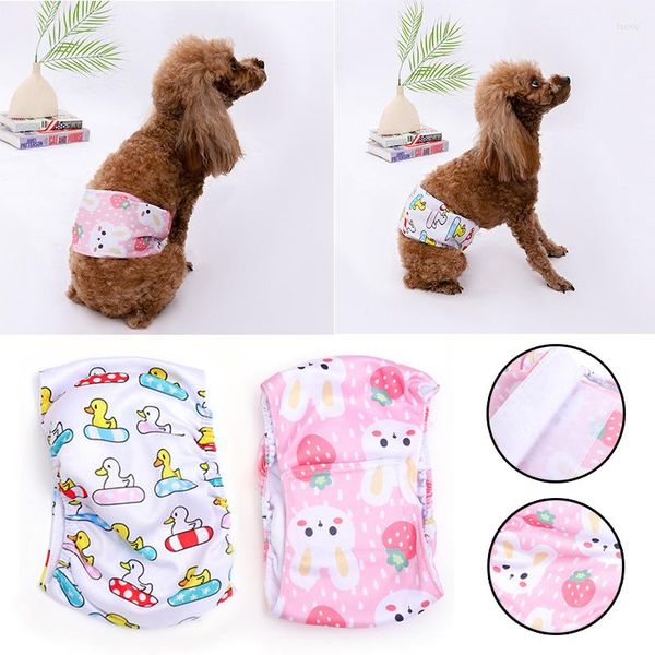 Dog Apparel Male calça fisiológica Segurança fraldas sanitárias para cães suprimentos para animais de estimação Universal Casual Casual