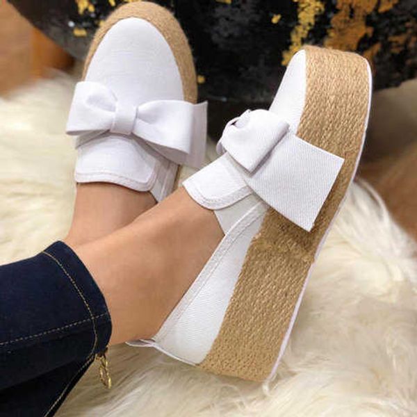 Elbise Ayakkabı 2022 Sonbahar Kadınlar Flats Ayakkabı Platform Spor ayakkabılar Big Bow Ladies Loafers Moccasins Sıradan Ayakkabı Boyutu 35-43 L230302