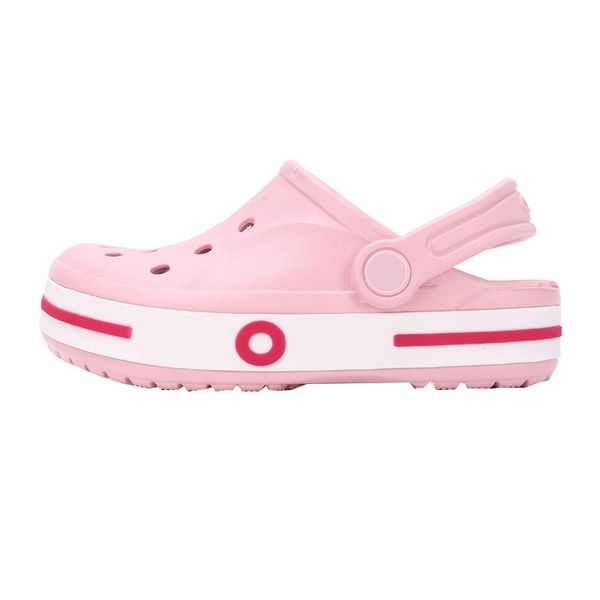 Bambini intasare i fori estivi Sandali ragazzi ragazze rosa blu nero bianco pantofole firmate ciondoli incrociati diapositive classiche piatte Sandalo pantofole Scarpe