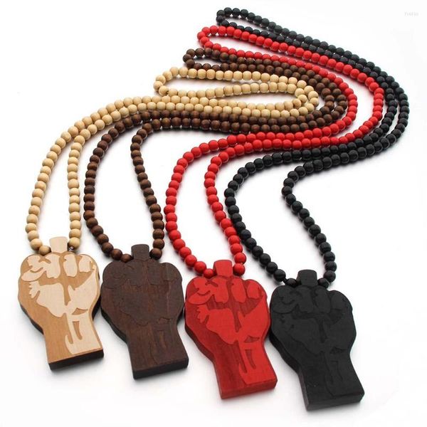 Ожерелья с подвесками, мужские ювелирные изделия в стиле хип-хоп, деревянное ожерелье из бисера, ожерелье, свитер, цепочка, HIPA, длинный костюм, падение