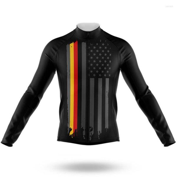 Rennjacken FRÜHLING SOMMER Deutschland NUR NATIONALMANNSCHAFT LANGARM ROPA CICLISMO RADJERSEY TRAGEGRÖSSE XS-4XL