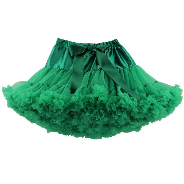 Saias girks verde tutu pettiskirt santa tutu saia feminina fantasia de natal petti saia de dança saia menina infantil roupas crianças usam t230301