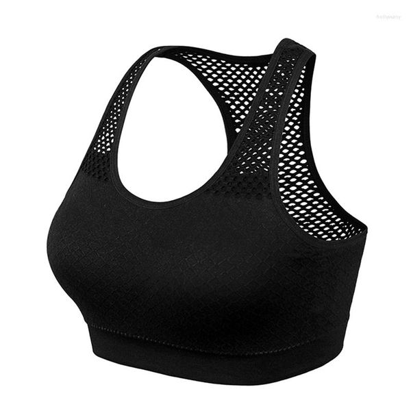 Camicie attive Yoga Sport Top Ladies Running Fitness Reggiseno traspirante Assorbente dal sudore Antiurto Ispessito