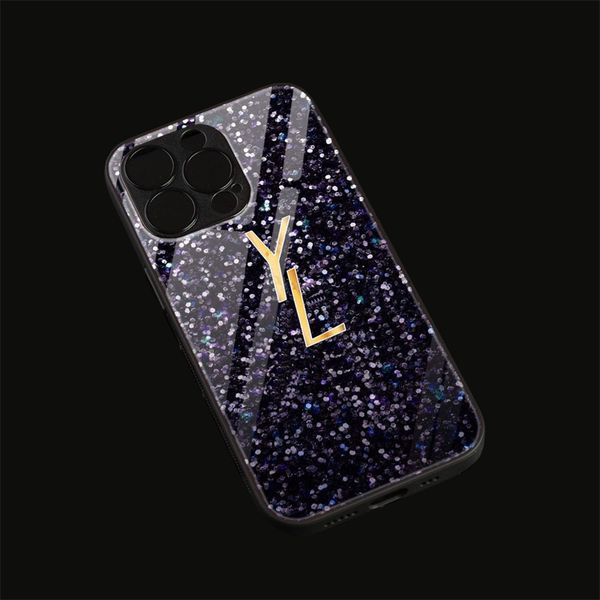 Caso iPhones iPhone14 Mirror Temped Glass tocca per 14 pro max mimi 13 12 11 xr xs x 7 8 Puls iPhone 6 Designer Telefono Case 003