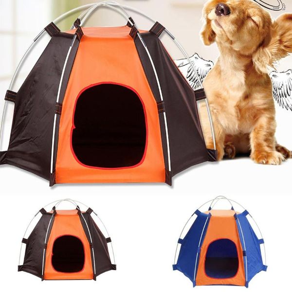 Capas de assento de carro de cachorro tendas portáteis de animais de estimação yurt sacos respiráveis ​​impermeabilizados de gato destacável tenda de gato material externo soltar 2 cores