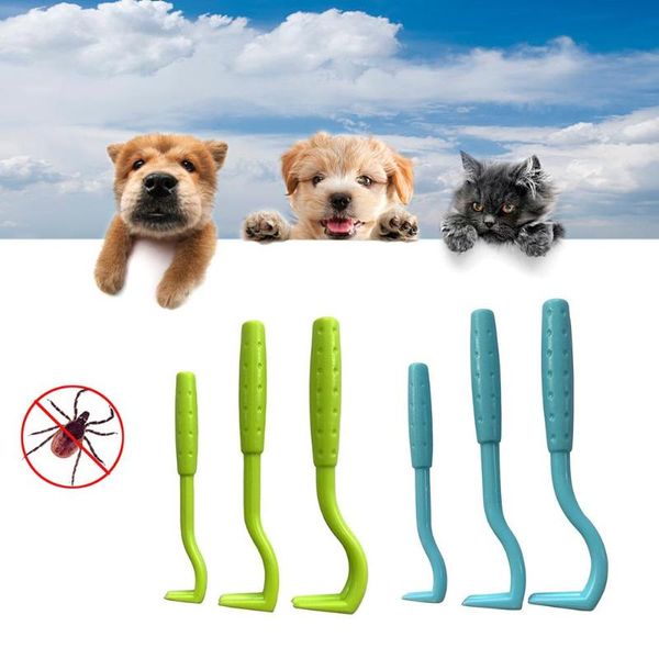 Dog Apparel Pet Flea Remover Tool Scrathing Ganch Cat Supplies Fluoming Remoção do seletor Combdog Combdog