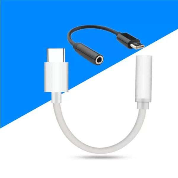 Nuovo cavo per auricolari da tipo C a 3,5 jack da USB C a 3,5 mm AUX per cuffie per Huawei Xiaomi Samsung