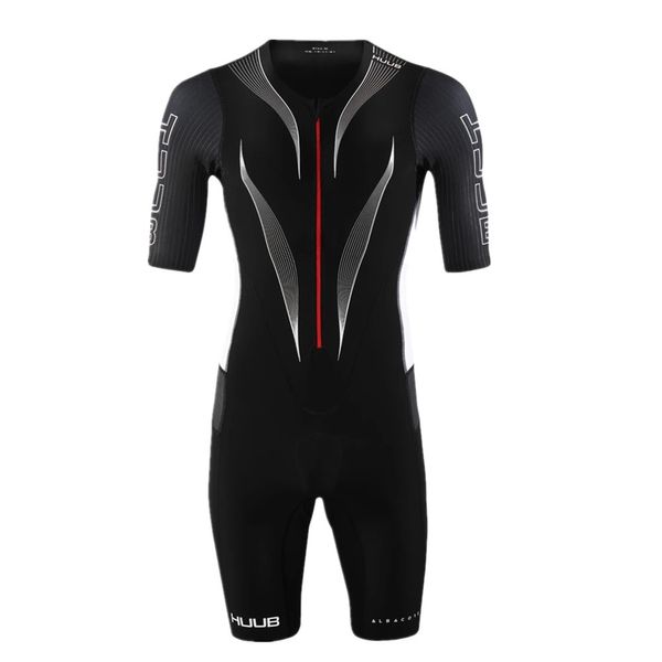 Bisiklet Jersey Setleri HUUB Erkekler bisiklet forması triatlon giyim tri suit skinsuit ropa ciclismo hombre bisiklet vücut sporu yüzme koşusu tulum 230302