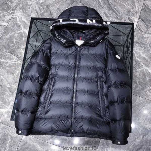 Giacche da uomo Designer monclo Uomo Inverno Salzman Piumino Parka Giacca a vento leggera Felpa con cappuccio Nero Bianco Piumino Capispalla Uomo Italia Lusso italiano