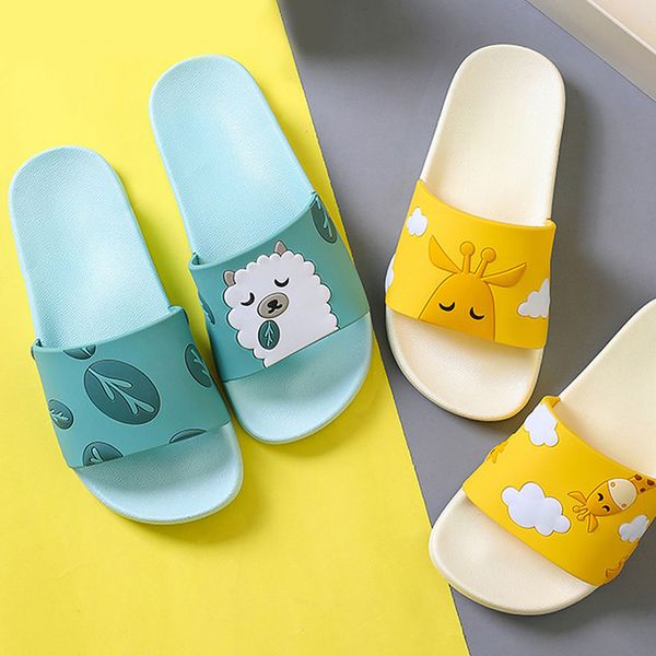 Pantofole Ciabatte estive Cartoon Donna Uomo Pantofole Simpatico animale Cane Pecora Casa Slip on Sandali da spiaggia Scarpe da bagno Infradito Zapatillas 230302