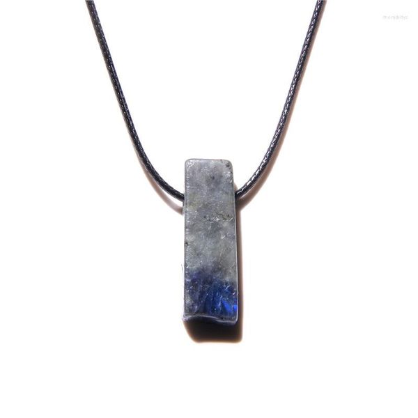 Collane con ciondolo Guarigione Reiki Pietra grezza Slice Point Collana con pendenti Gmes naturali Quarzi rosa Citrini Occhio di tigre Agate Gioielli da donna