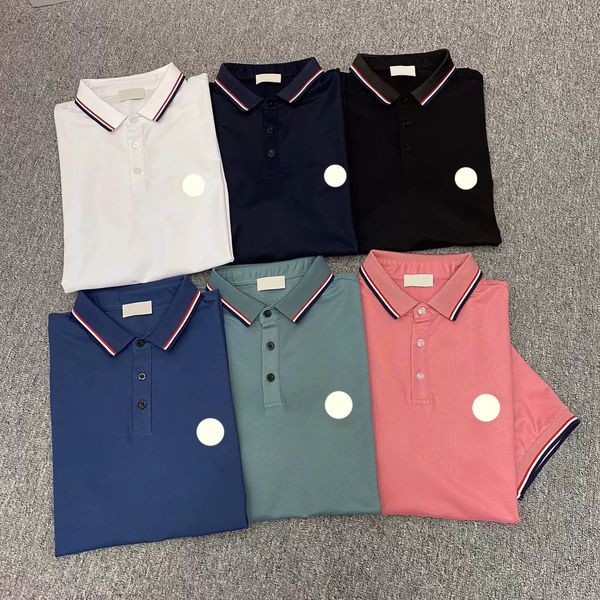 Designer Französische Marke Herren Polo Luxus Herren Shirt Sport Sommer Damen Trend Rein Atmungsaktiv Größe Farbe Schwarz Grau Grün Rosa Orange