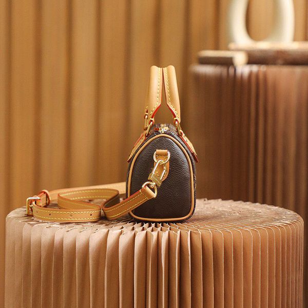 Replika-Designer-Tragetasche der Spitzenklasse, 16 cm, luxuriöse Schulterhandtaschen, echtes Leder, Umhängetasche 033