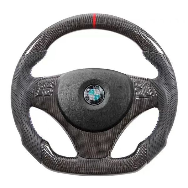 100% рулевое колесо углеродного волокна для светодиодных автомобилей BMW 3 серии E90
